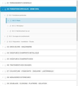 Exemple plan BFM FlexBIM 5D