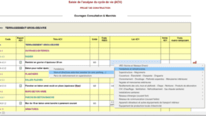 Saisie de l'analyse du cycle de vie (ACV) sur DeviSOC