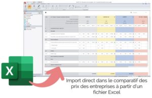 Comparaison des offres dans le cadre de chantier avec DeviSOC