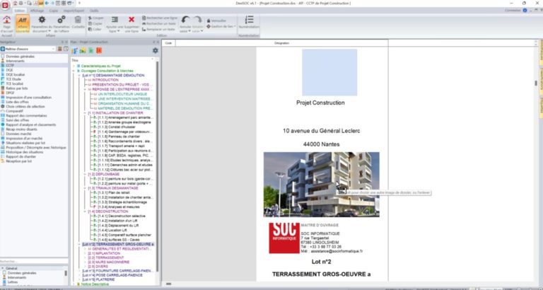 Creer une bibliothèque pour rédiger CCTP Créer une bibliothèque pour rédiger CCTP