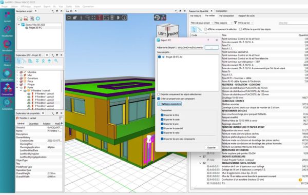 Logiciel de chiffrage IFC - JustBIM