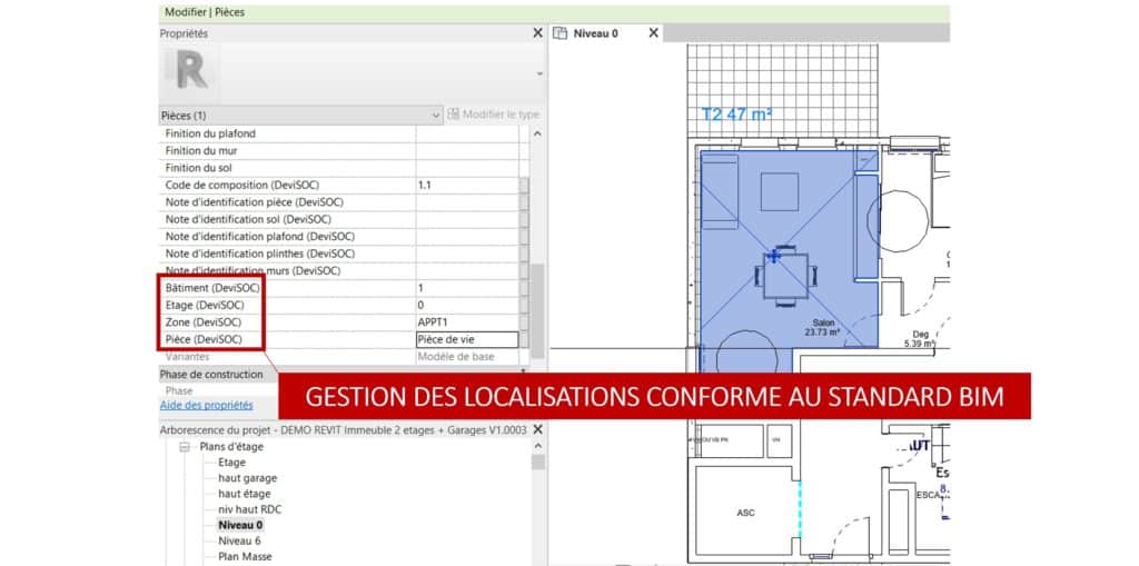 Structure des bâtiments REVIT Plugin BIM C