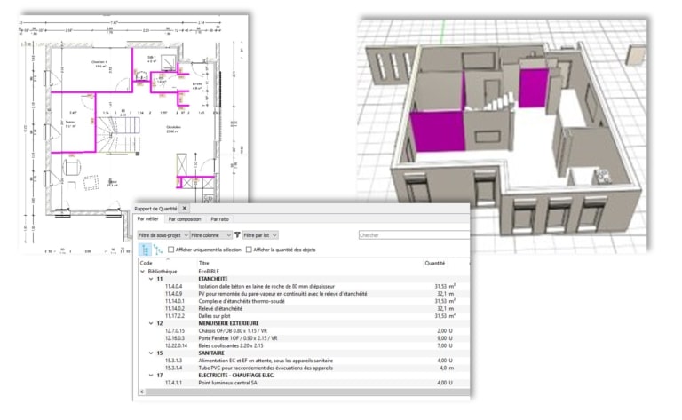 Etapes webinar coûts chiffrage 2D et 3D