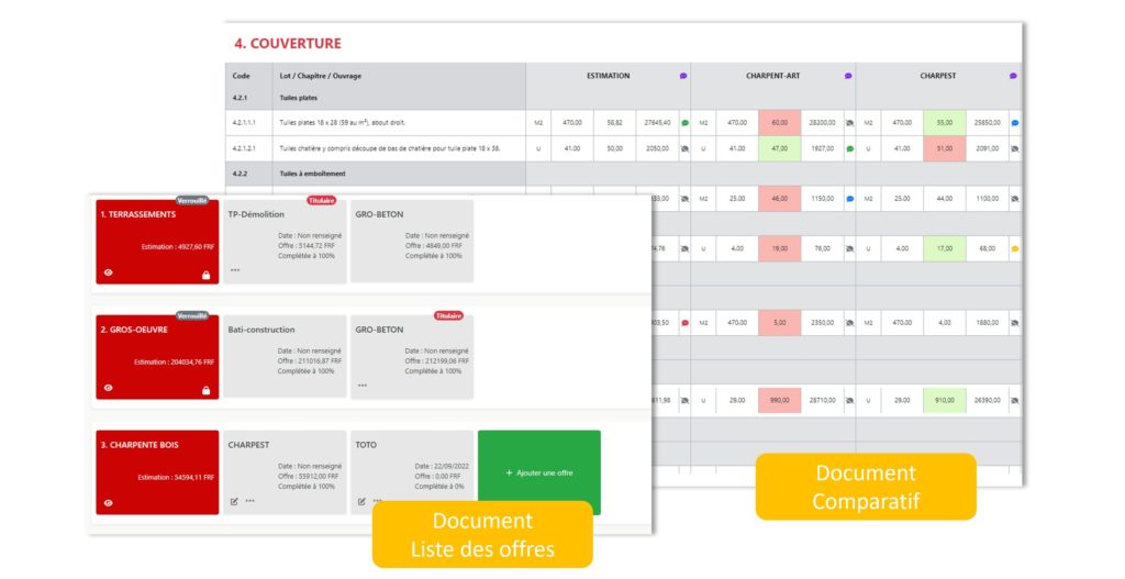 Refonte du modèle analyse DeviSOC 6 logiciel de métrés