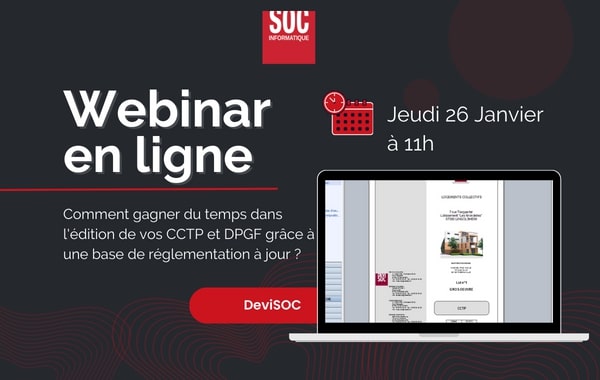 Comment gagner du temps dans l'édition de vos CCTP et DPGF grâce à une base de réglementation à jour ?