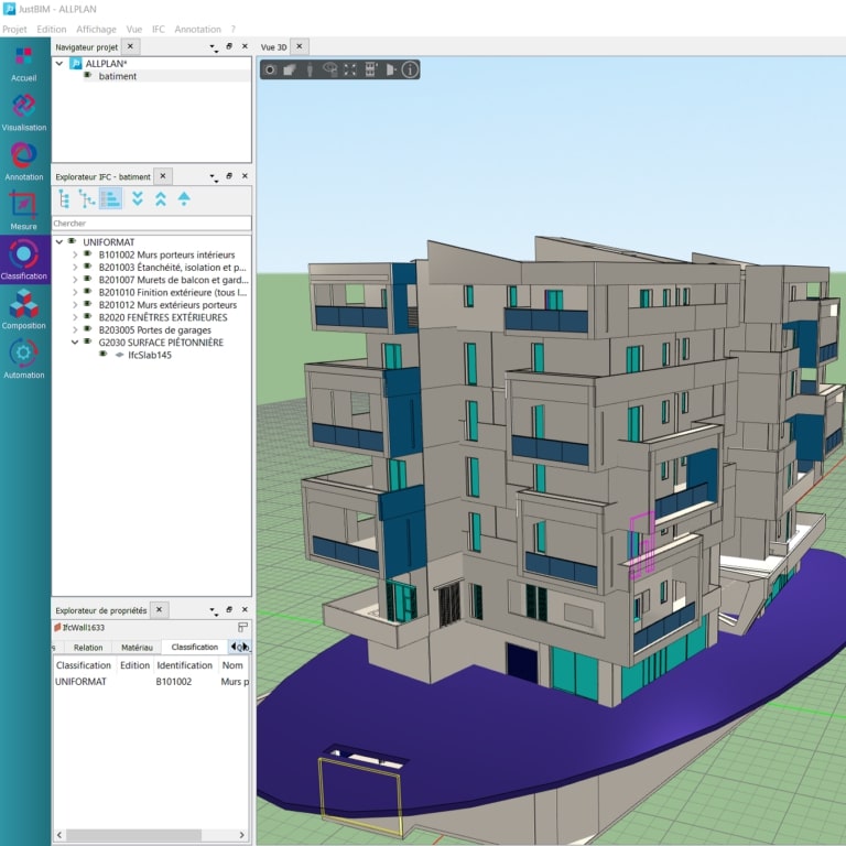 Connexion maquette et pièces écrites sur JustBIM