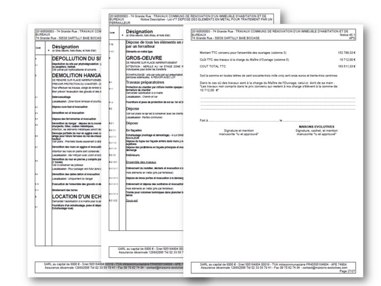 Notice descriptive DeviSOC logiciel de métrés