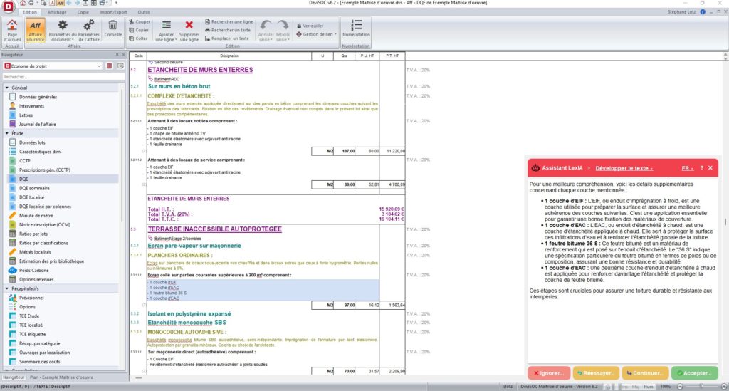 Module LexIA dans DeviSOC