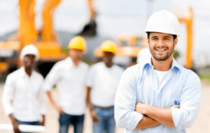 Equipe sur chantier