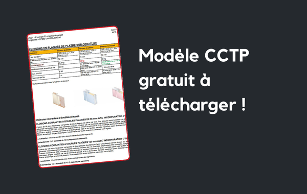 Modèle CCTP sous Word à télécharger gratuitement